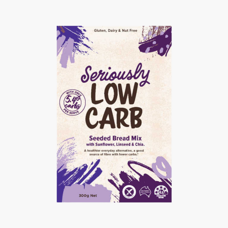 Well & Good Seriously Low-Carb Seeded Bread Mix 300g - GoodMates Fine Food